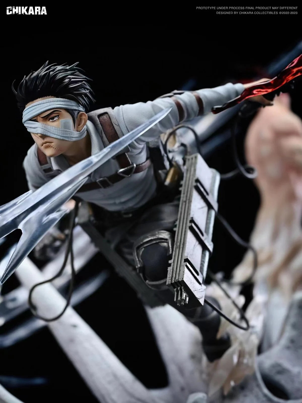 ATTACK ON TITAN - Captain Levi vs Zeke by Chikara Studio