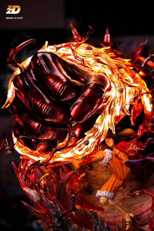 One Piece - ZZDD studio Red Roc Luffy with light effect