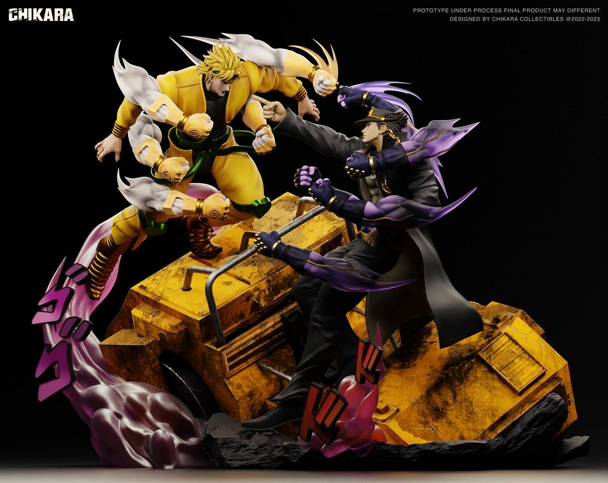 Jojo's Bizarre Adventure - Jotaro Kujo vs Dio Brando by Chikara Studio