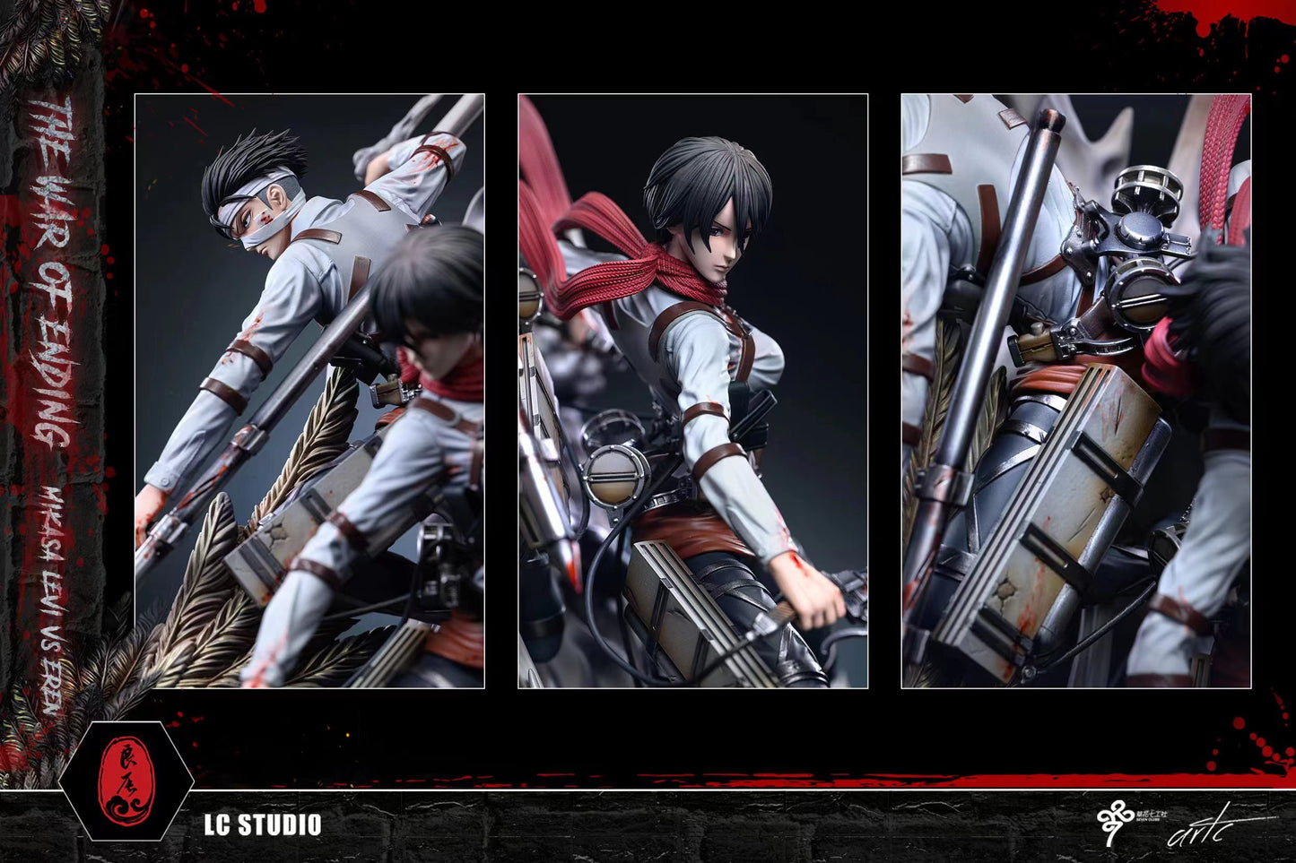 ATTACK ON TITAN - LC Studio Mikasa & Levi VS The Founding Titan