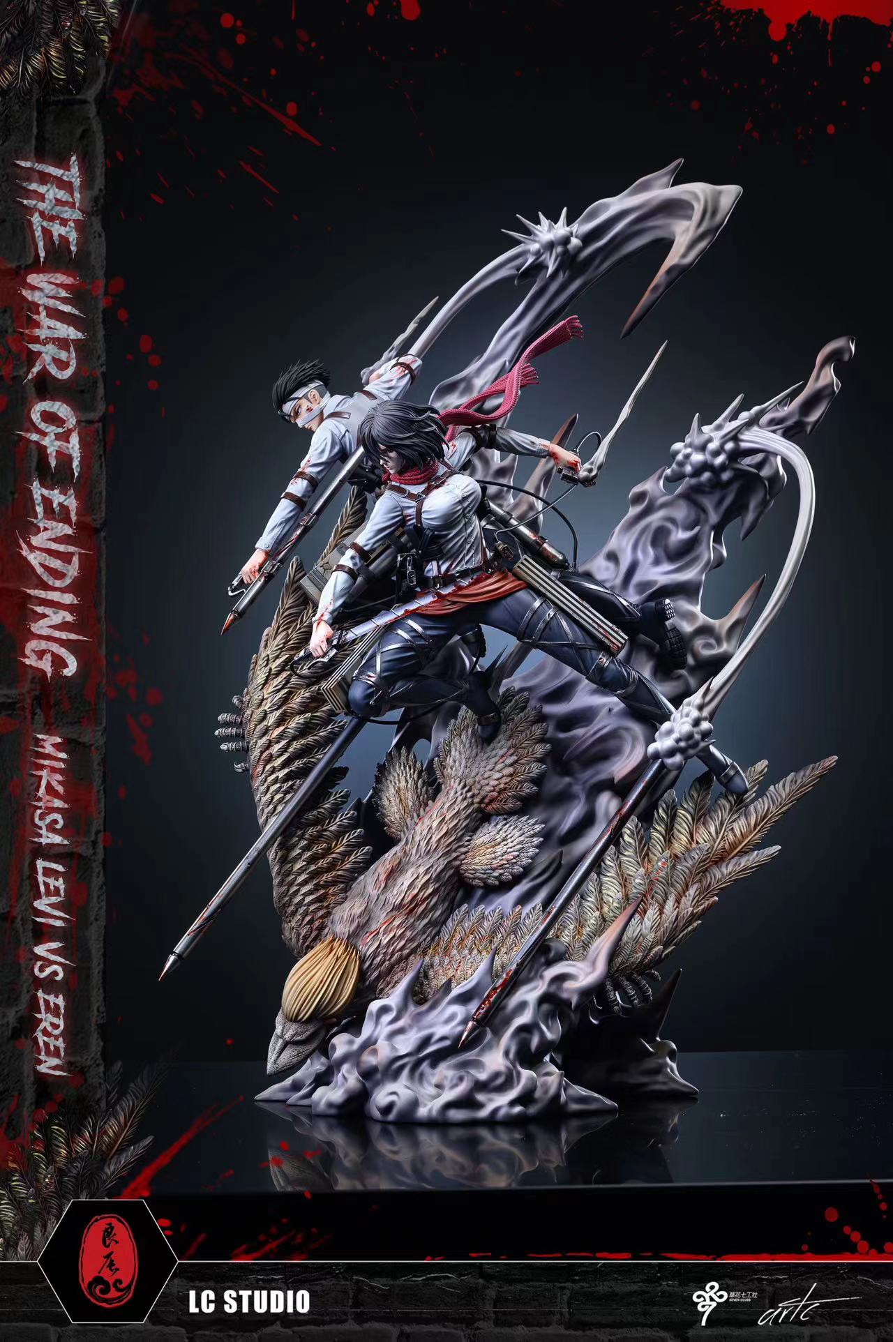 ATTACK ON TITAN - LC Studio Mikasa & Levi VS The Founding Titan