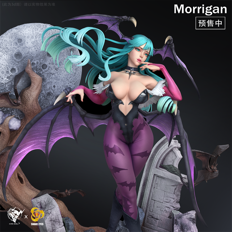 Hard Shell X Snake Eyes 1/4 Vampire Morrigan Aensland Resin Statue