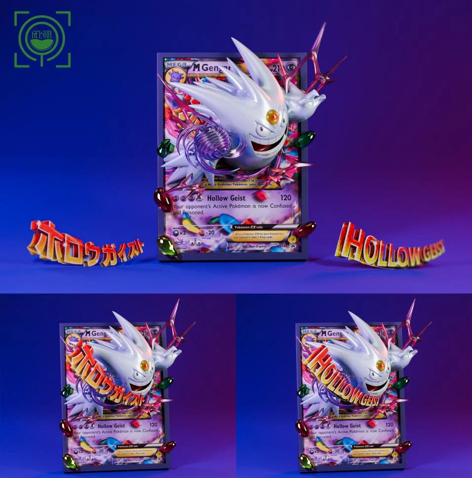 Pokemon - Geisha Studio Cards White Mega Gengar