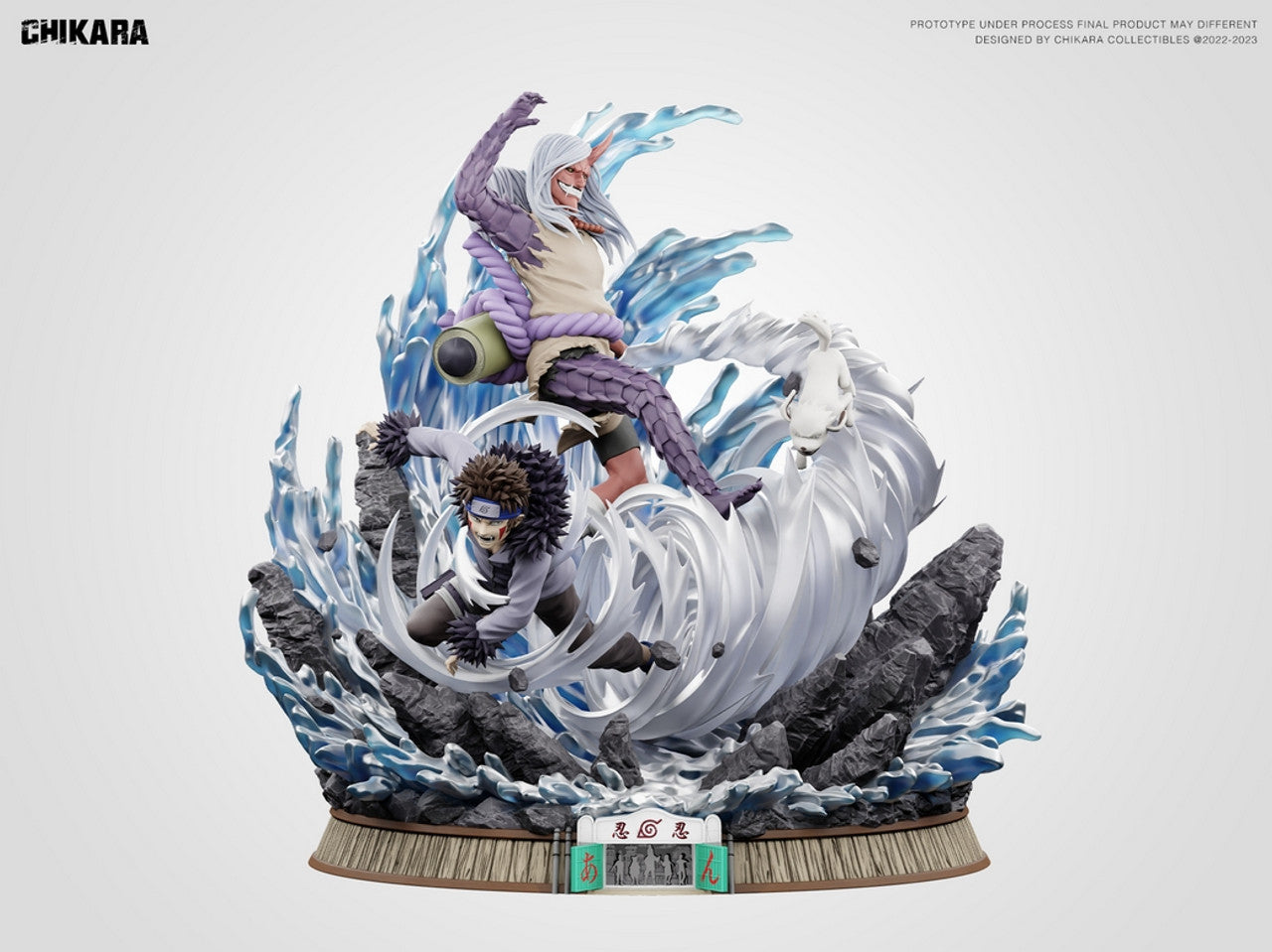 Naruto - Chikara Studio Naruto Inuzuka Kiba VS Sakon and Ukon