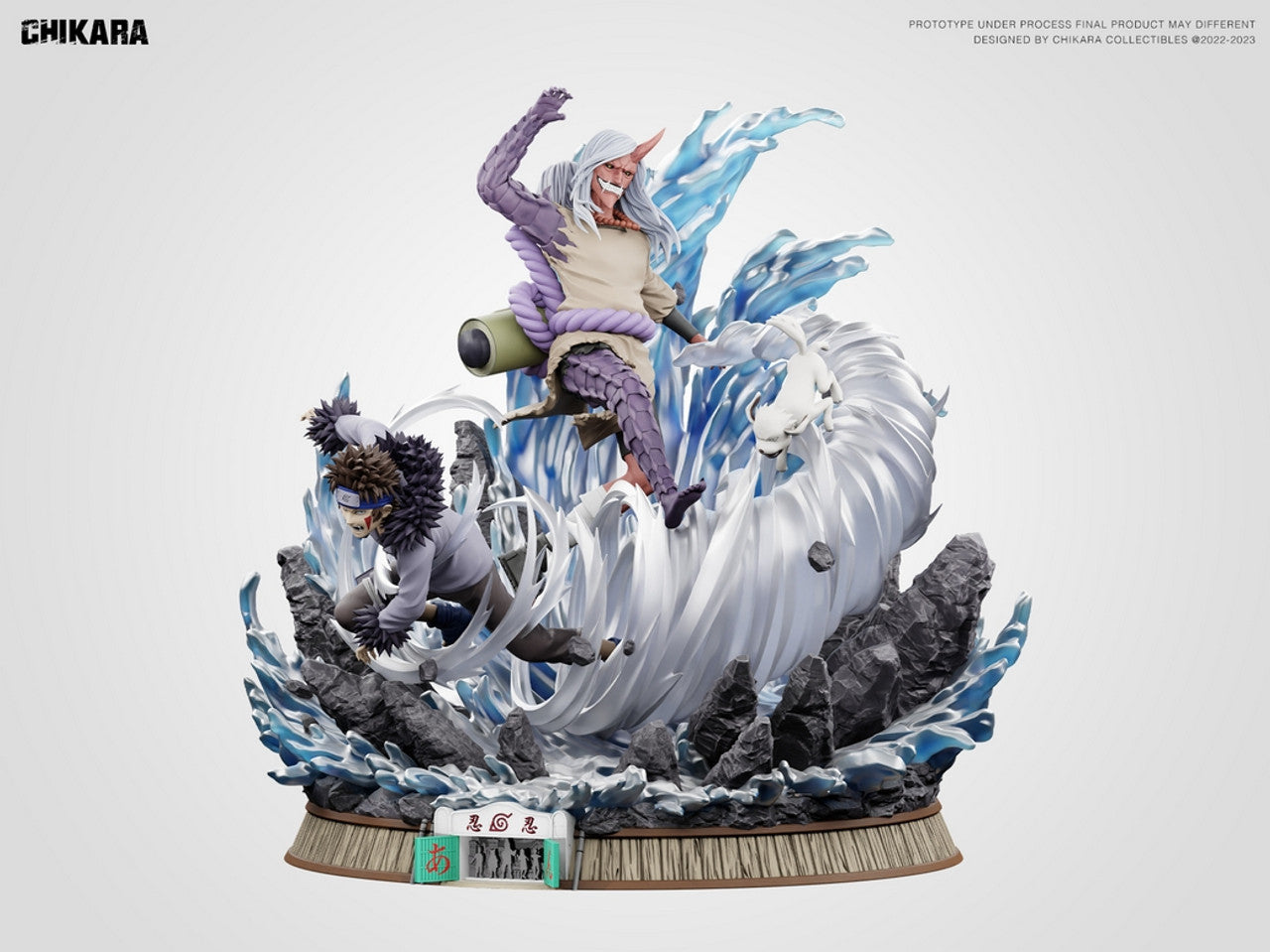 Naruto - Chikara Studio Naruto Inuzuka Kiba VS Sakon and Ukon