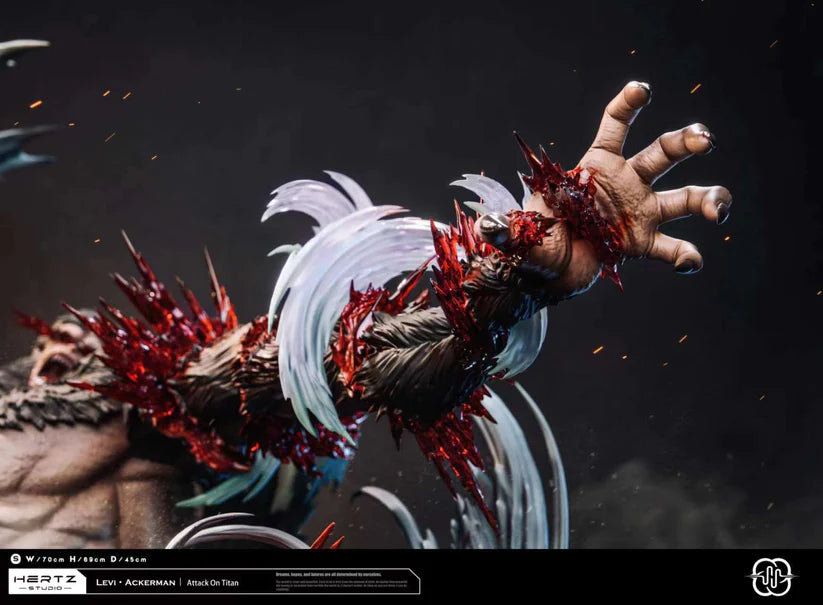 ATTACK ON TITAN - Hertz Studio Levi VS Beast Titan