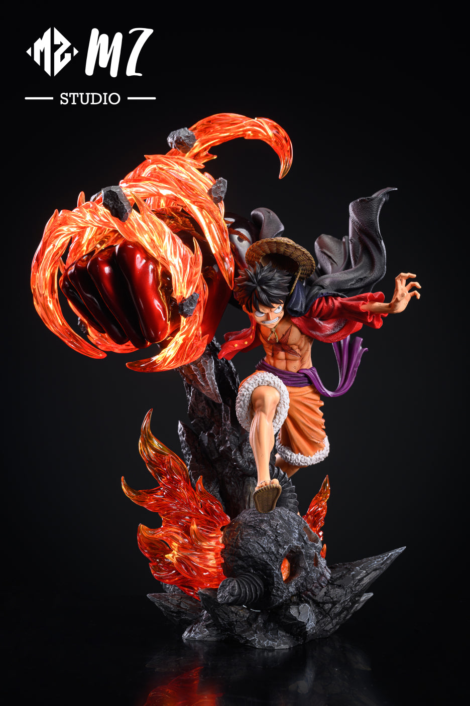 One Piece - MZ Studio Three Flame Brothers Red Luffy