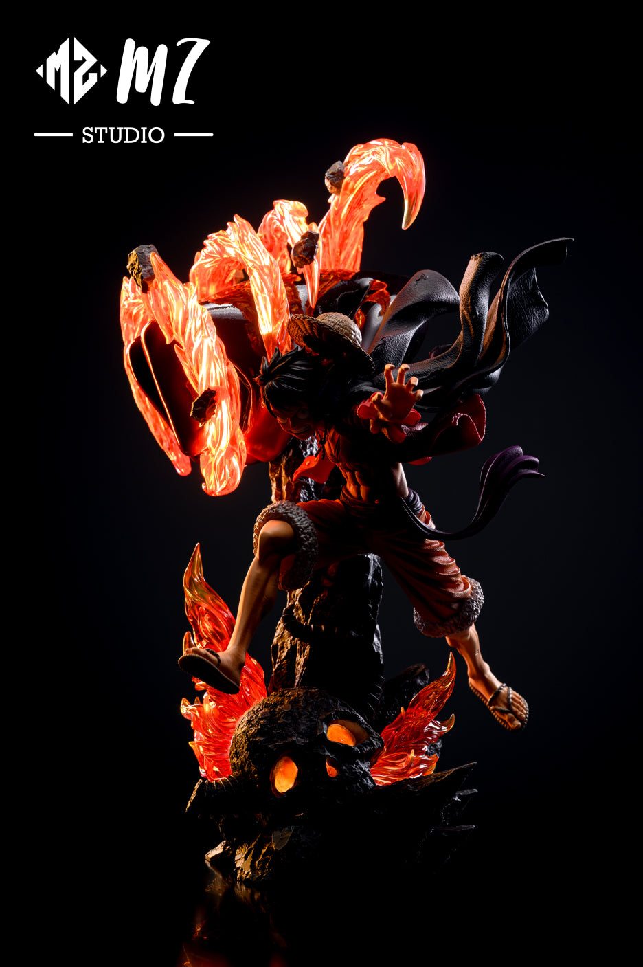 One Piece - MZ Studio Three Flame Brothers Red Luffy