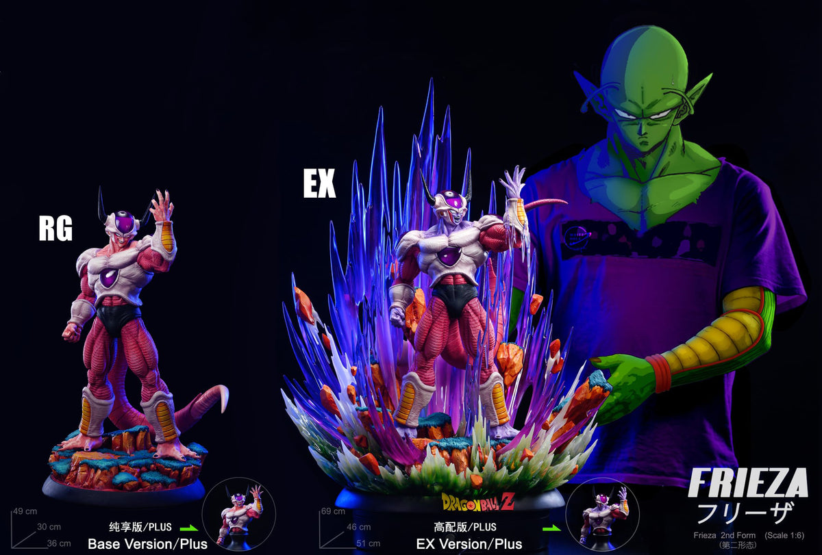 Dragon Ball - White Hole Studio Frieza 2nd Form 1/6 EX resin statue - size comparison with figure for scale - DaWeebStop