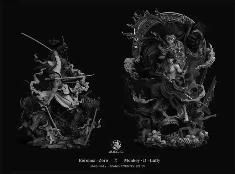 One Piece - Liu Feng Studio Wano Country Series Luffy - DaWeebStop