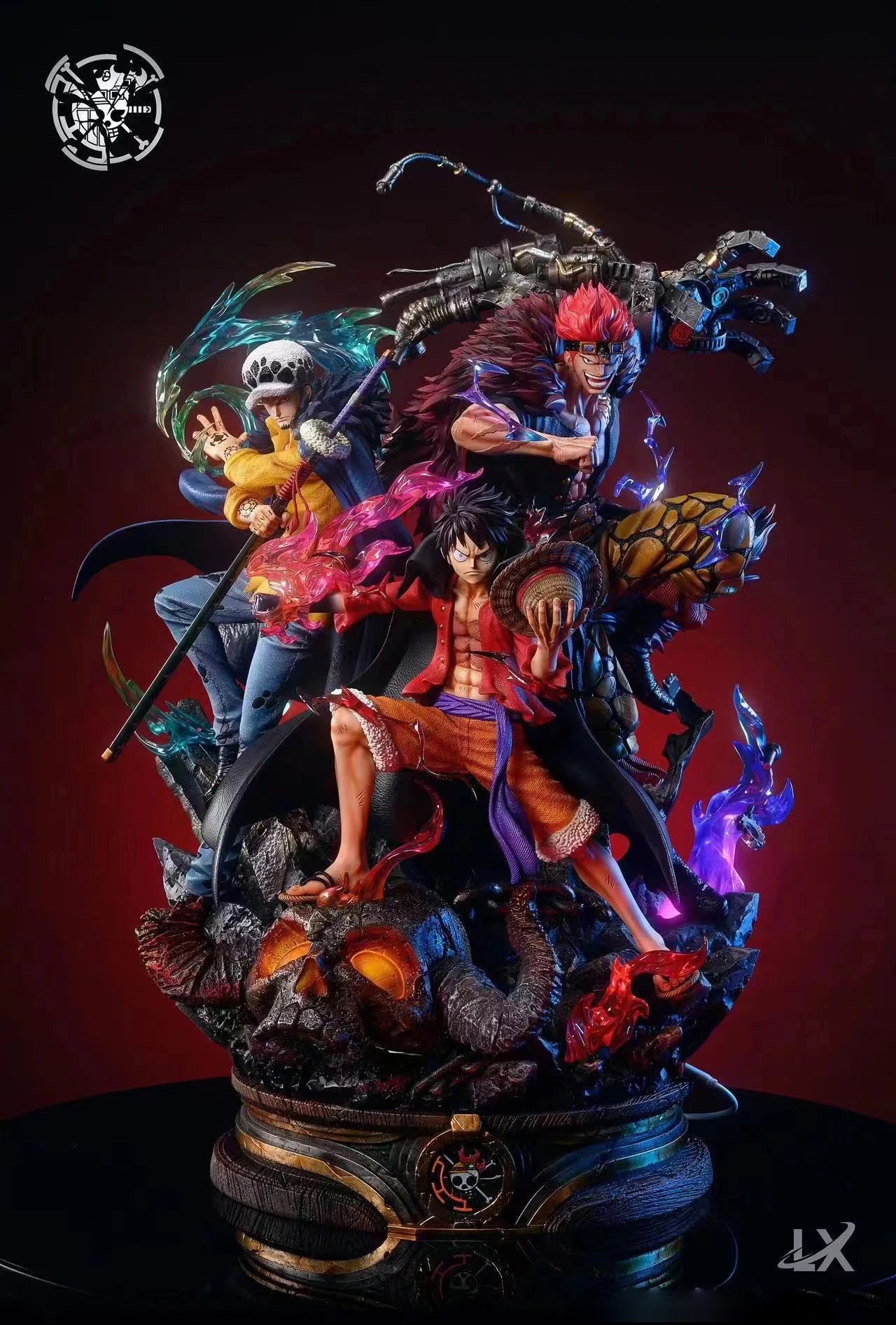 One Piece - LX-Studios Super Rookie Three Captain Monkey D. Luffy, Trafalgar D. Water Law & Eustass Kid - DaWeebStop