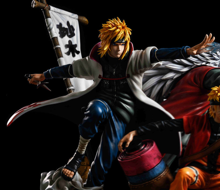 Naruto - Naruto & Minato & Jiraya by CW x SURGE studio - DaWeebStop