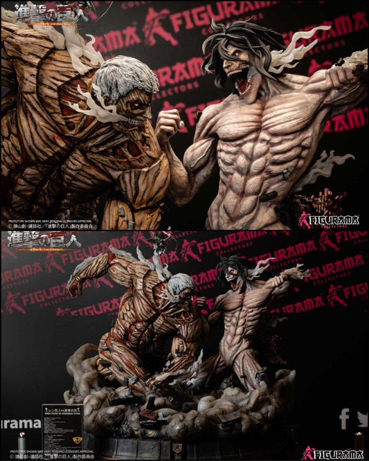 ATTACK ON TITAN - Eren VS Armored Titan - DaWeebStop