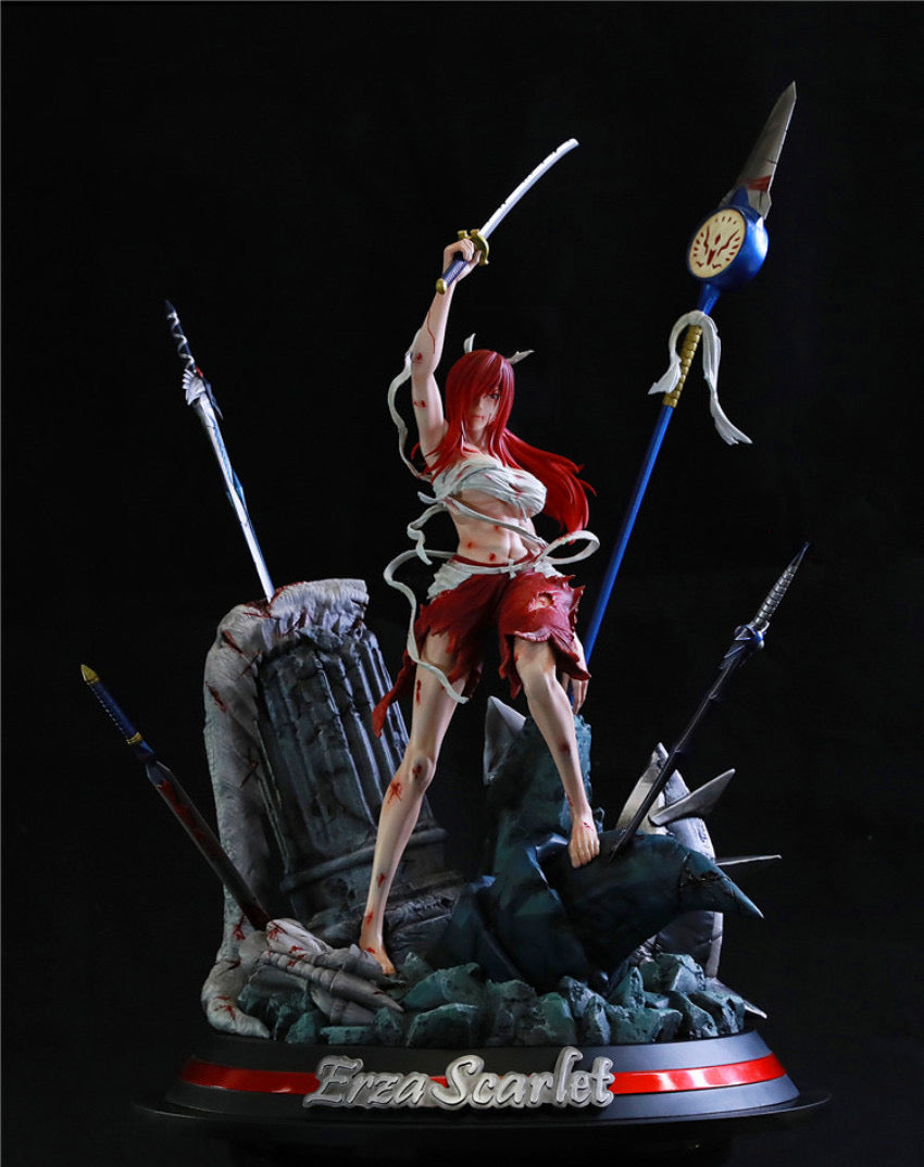 Monkey D Studio Fairy Tail 1/6 Erza Scarlett GK Resin Statue - DaWeebStop