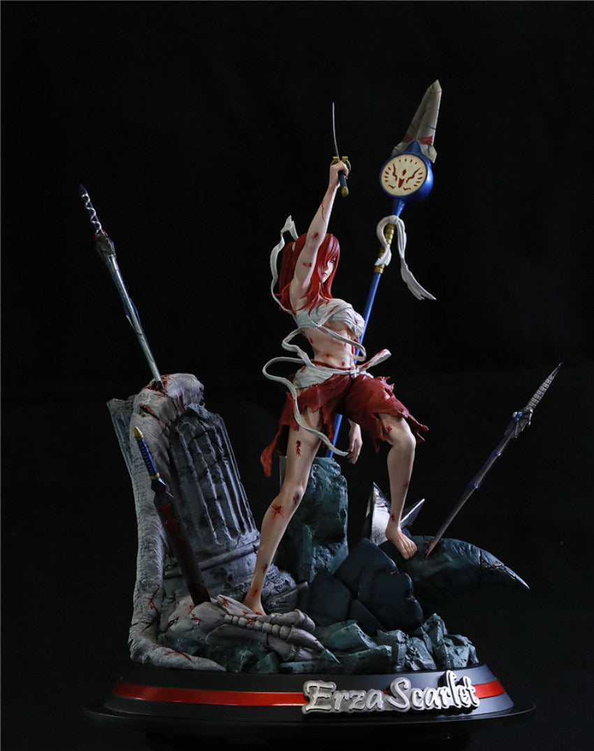 Monkey D Studio Fairy Tail 1/6 Erza Scarlett GK Resin Statue - DaWeebStop