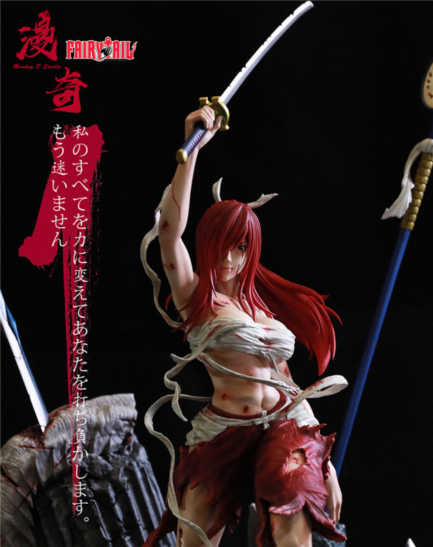 Monkey D Studio Fairy Tail 1/6 Erza Scarlett GK Resin Statue - DaWeebStop
