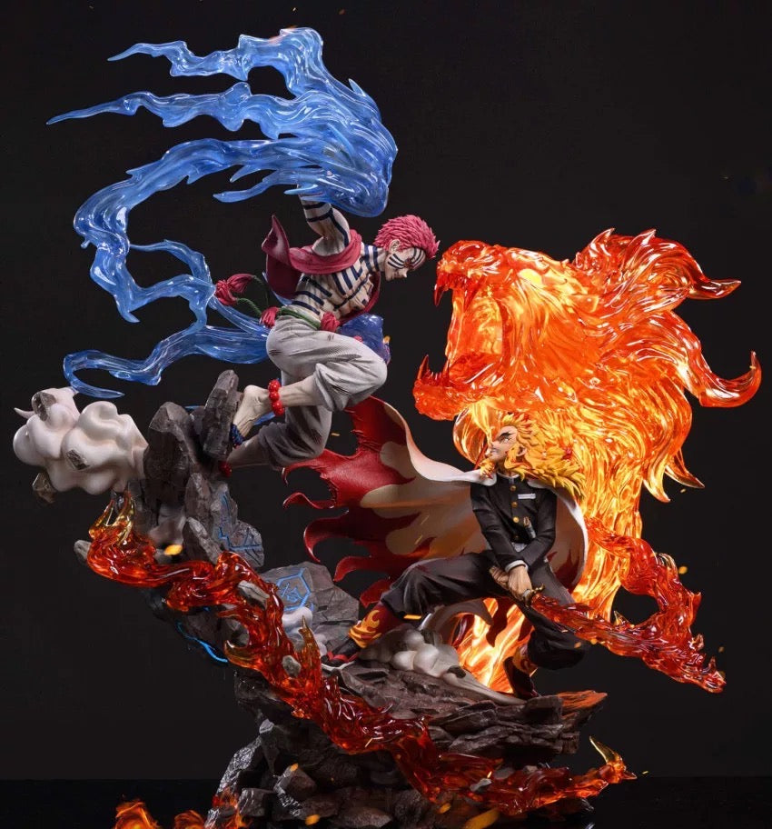 Demon Slayer - Hero Belief Studios Rengoku vs Akaza - DaWeebStop