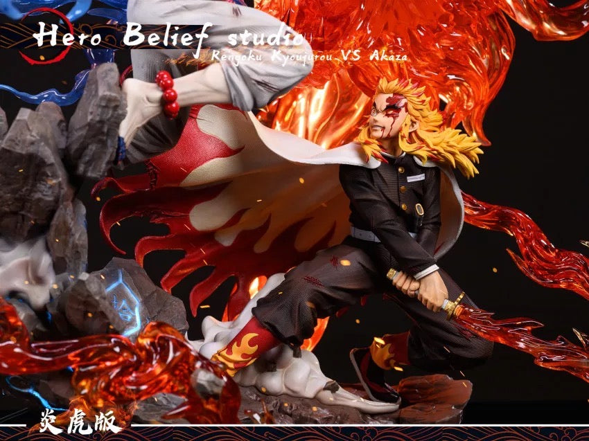 Demon Slayer - Hero Belief Studios Rengoku vs Akaza - DaWeebStop