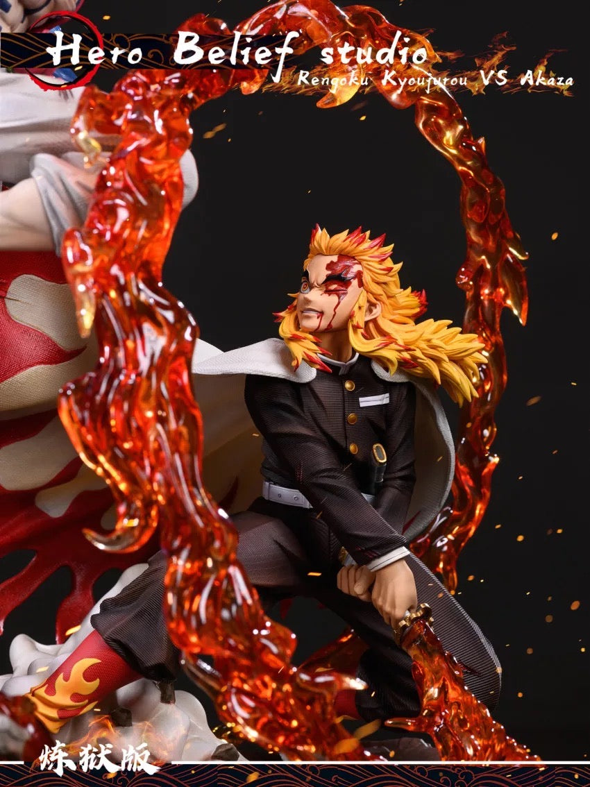 Demon Slayer - Hero Belief Studios Rengoku vs Akaza - DaWeebStop