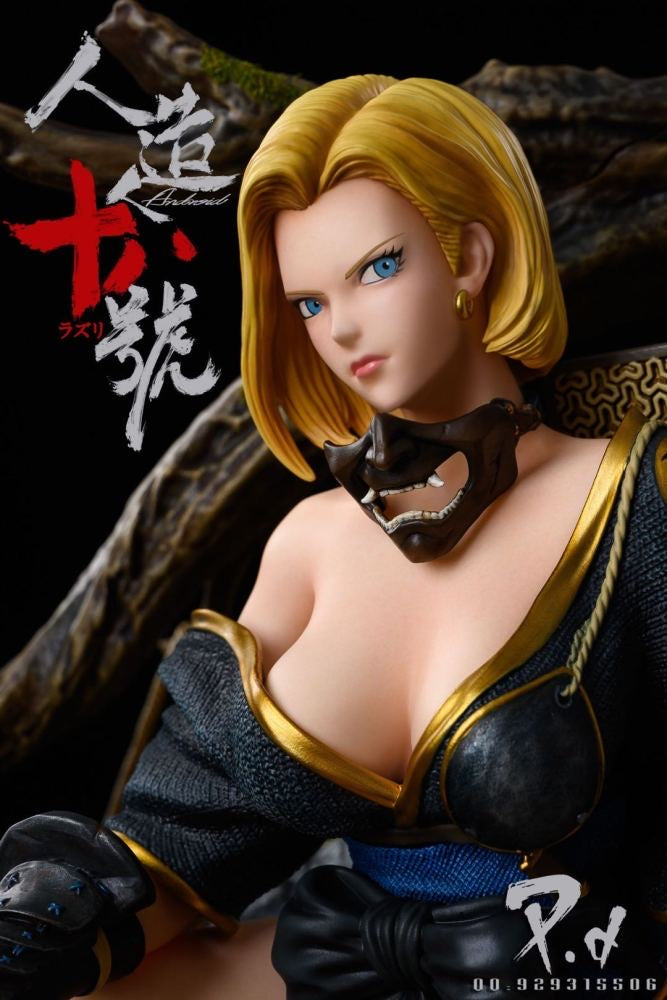 Dragon Ball - P.D.Studio Dragon Ball Z Samurai Android 18 Resin Statue - DaWeebStop