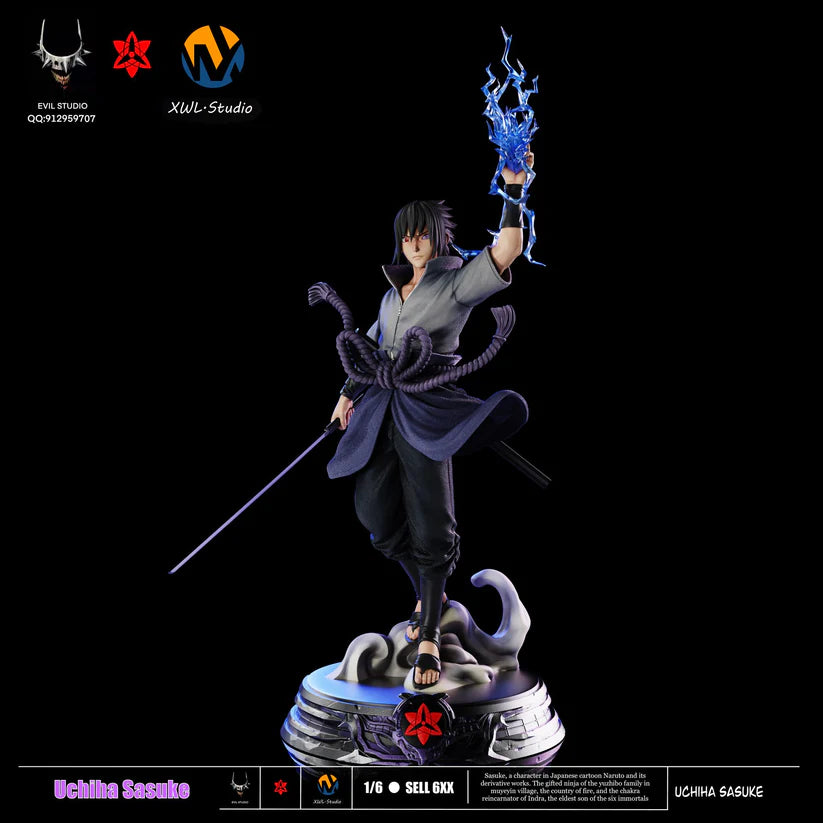 Naruto - Evil Studio X XWL STUDIO Uchiha Sasuke With Alloy Sword - DaWeebStop