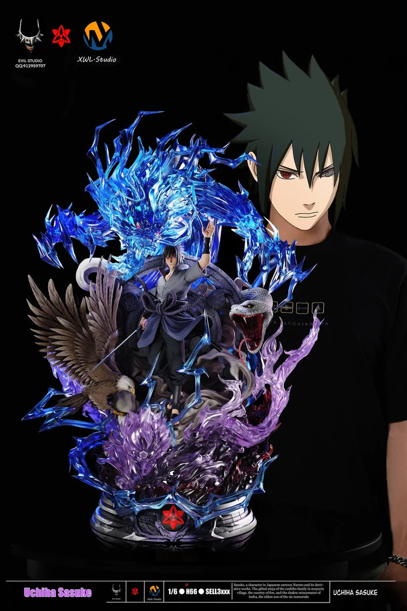 Naruto - Evil Studio X XWL STUDIO Uchiha Sasuke With Alloy Sword - DaWeebStop