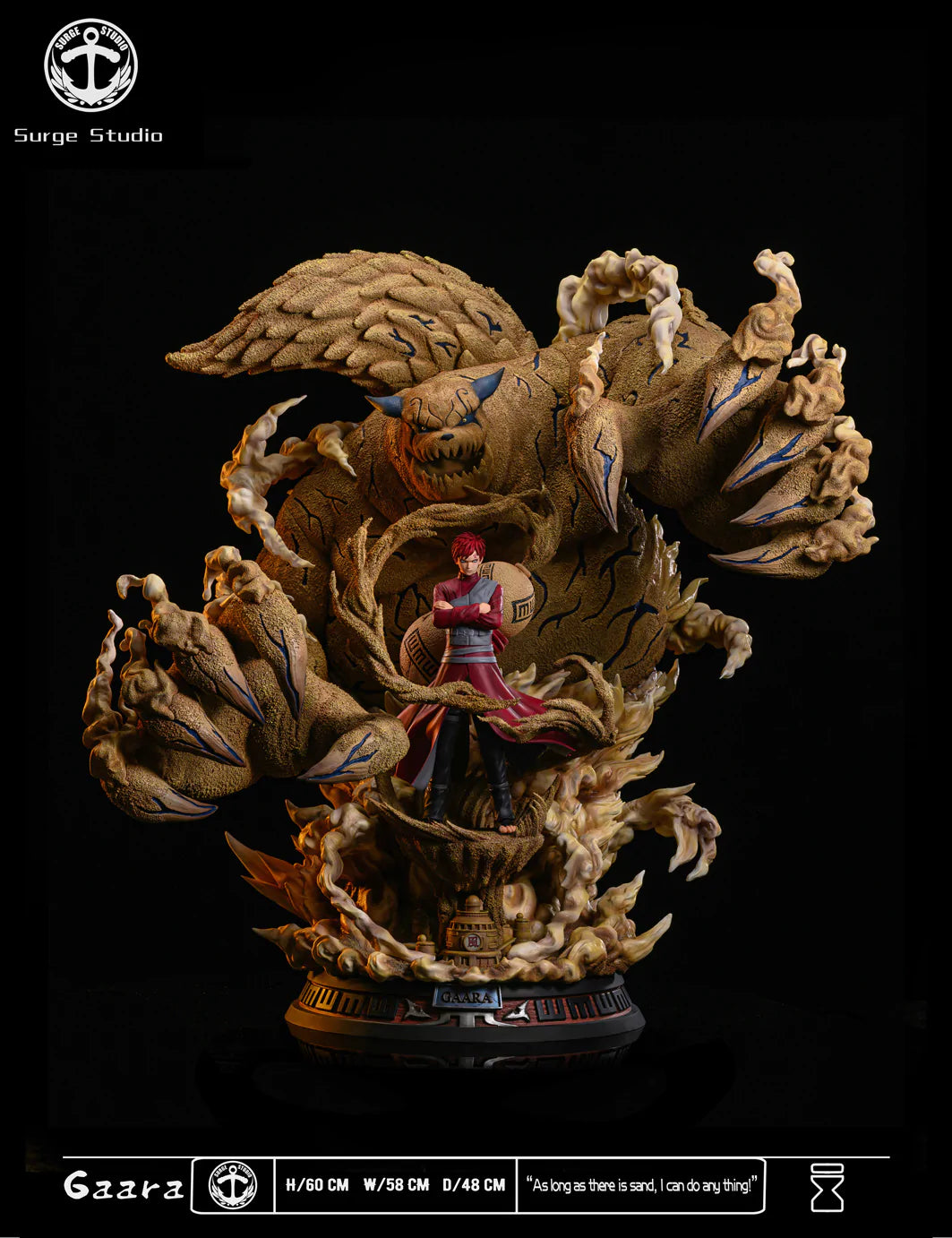 Naruto - Surge Studio Gaara of the Sand - DaWeebStop
