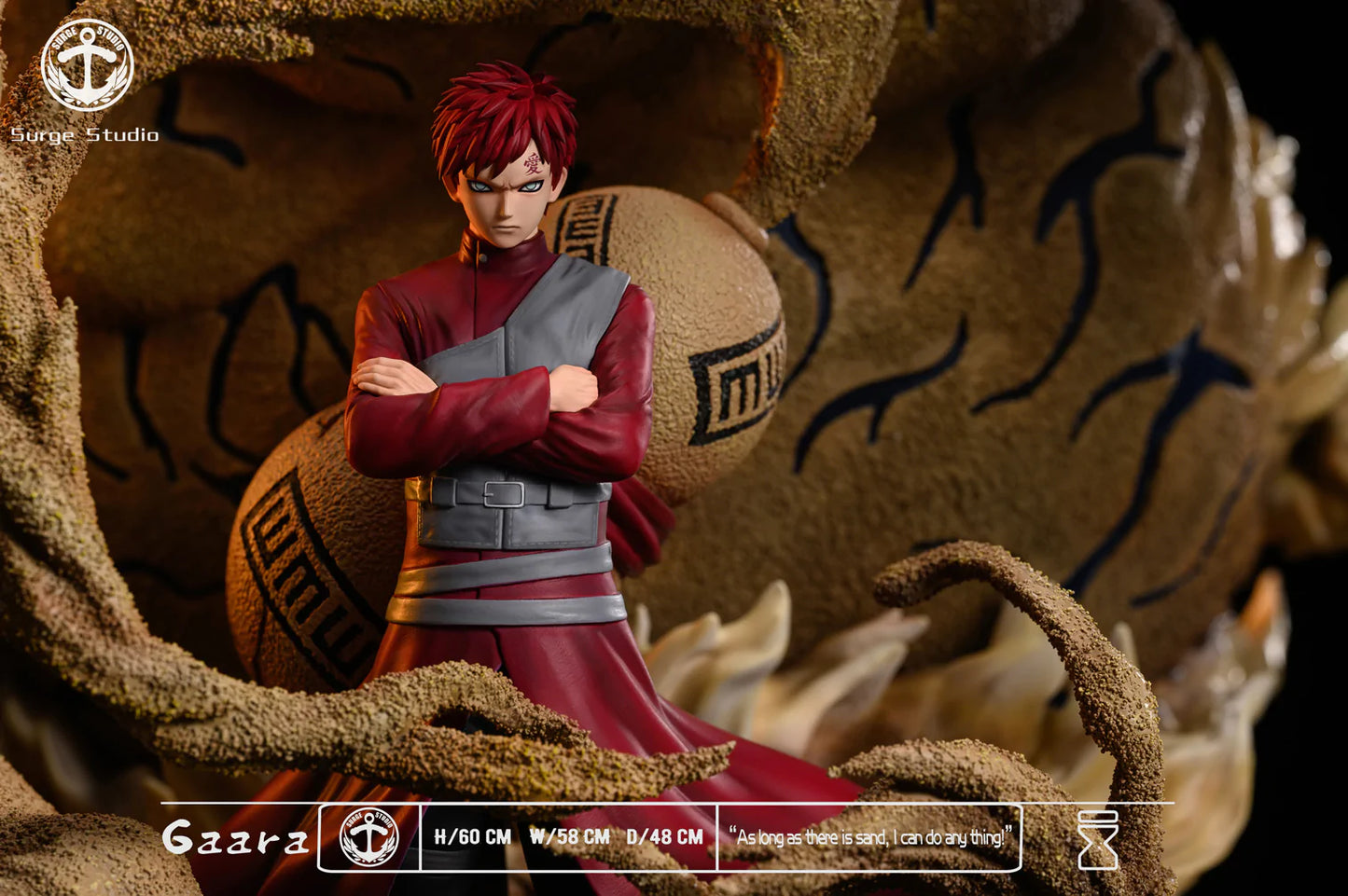 Naruto - Surge Studio Gaara of the Sand - DaWeebStop