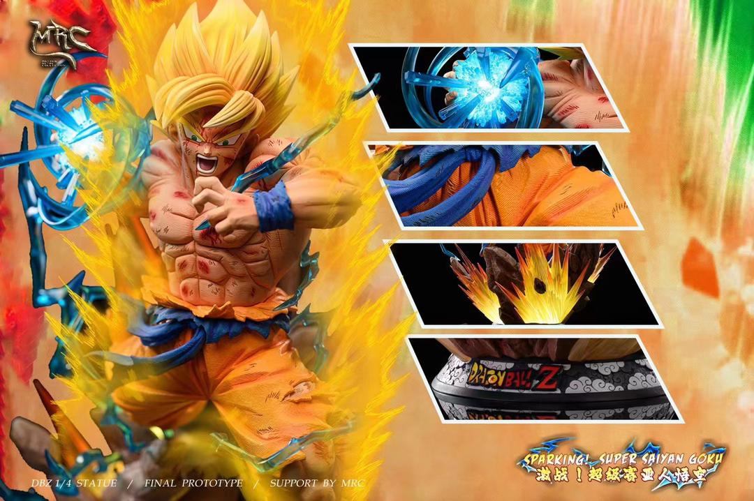 Dragon Ball - Master Resin Collection Sparking! Super Saiyan Goku - DaWeebStop