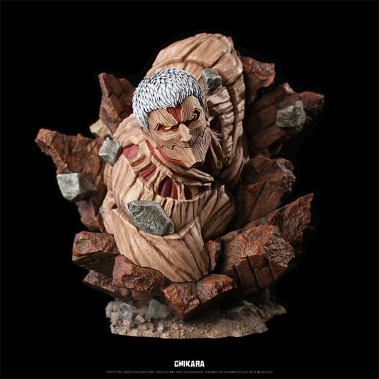 ATTACK ON TITAN - Chikara Studio Titan Series Armored Titan And Reiner Braun - DaWeebStop