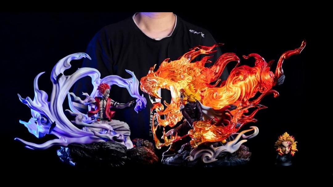 Demon Slayer - NiRen Studios Rengoku vs Akaza - DaWeebStop
