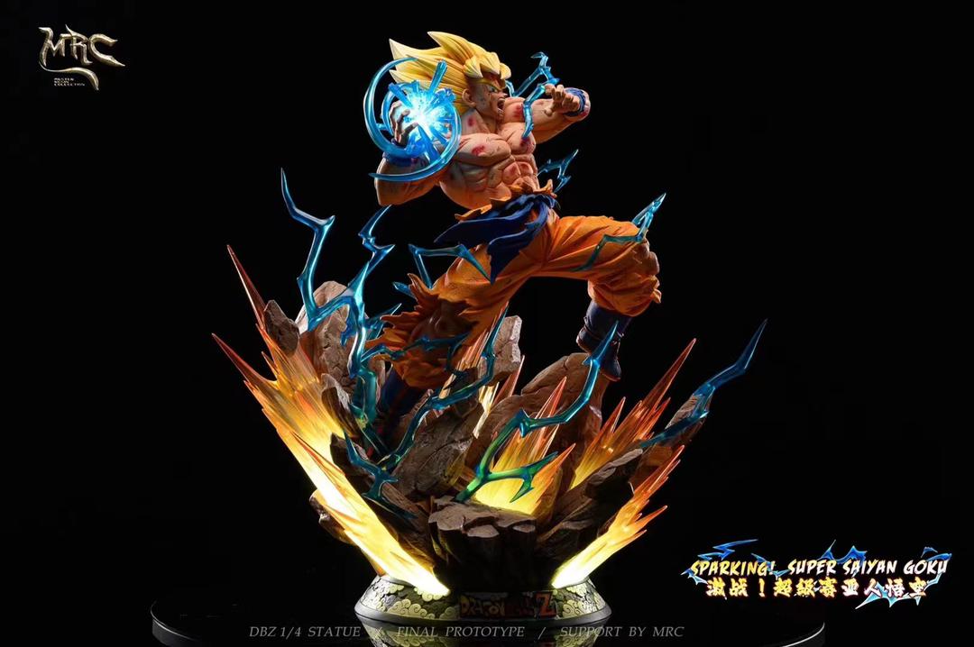 Dragon Ball - Master Resin Collection Sparking! Super Saiyan Goku - DaWeebStop