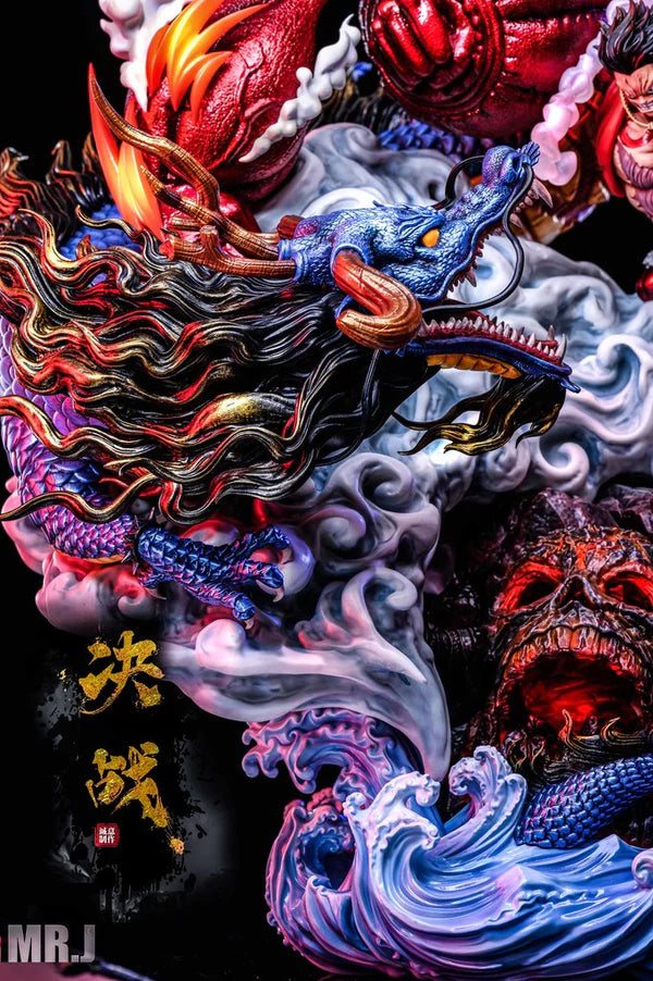 One Piece - MR.J Studio One Piece Gear 4 Luffy Vs Dragon Form Kaido