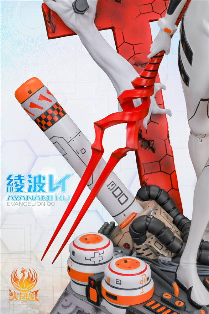 Evangelion - Fire Phenix Studio EVA Ayanami Rei Resin Statue - DaWeebStop