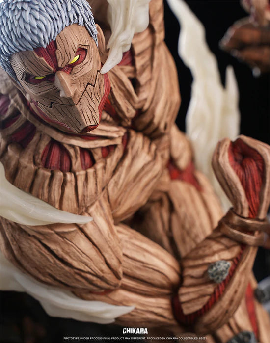 ATTACK ON TITAN - Chikara Studio Titan Series Armored Titan And Reiner Braun - DaWeebStop