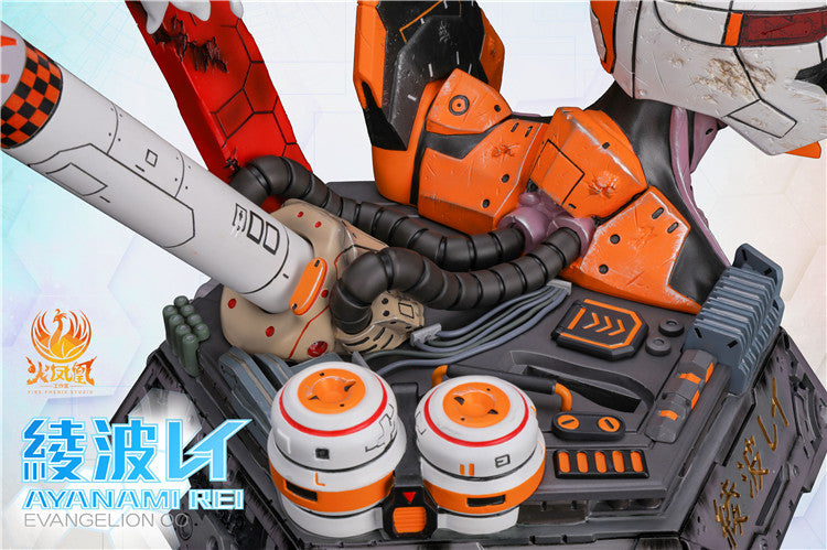 Evangelion - Fire Phenix Studio EVA Ayanami Rei Resin Statue - DaWeebStop