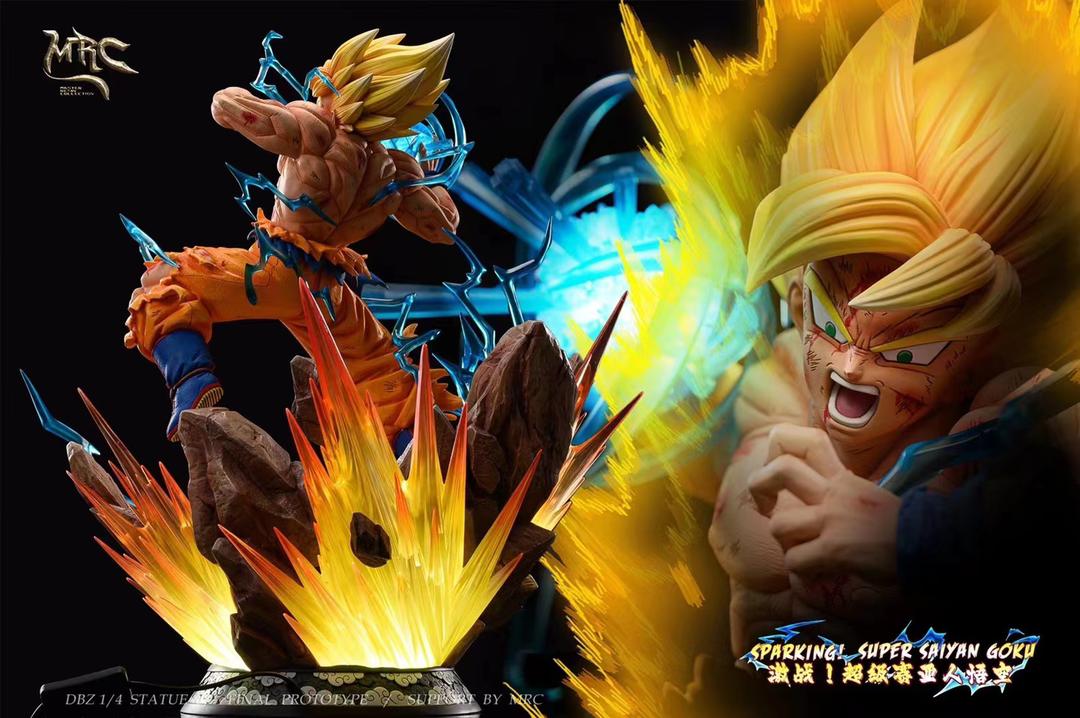 Dragon Ball - Master Resin Collection Sparking! Super Saiyan Goku - DaWeebStop