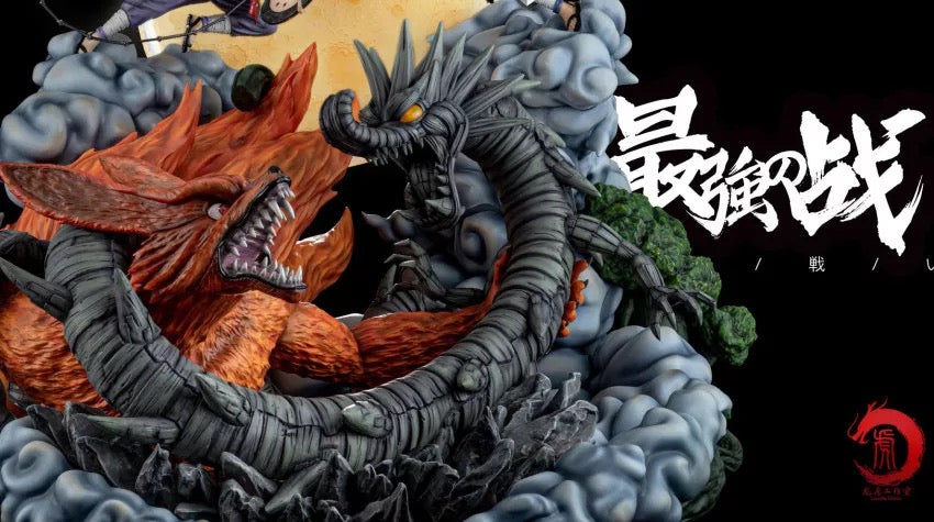 Naruto - LONG HU STUDIO - NARUTO UCHIHA MADARA VS HASHIRAMA SENJU - DaWeebStop