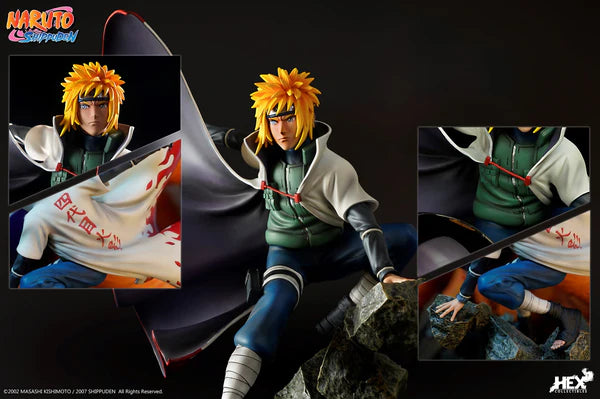 Naruto - HEX Collectibles Studio Namikaze Minato VS Nine Tails Kurama