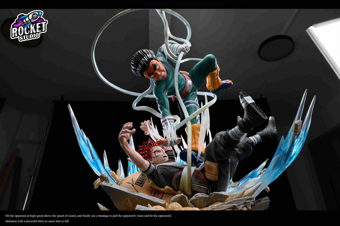 Naruto - Rocket Studio Rock Lee vs. Gaara