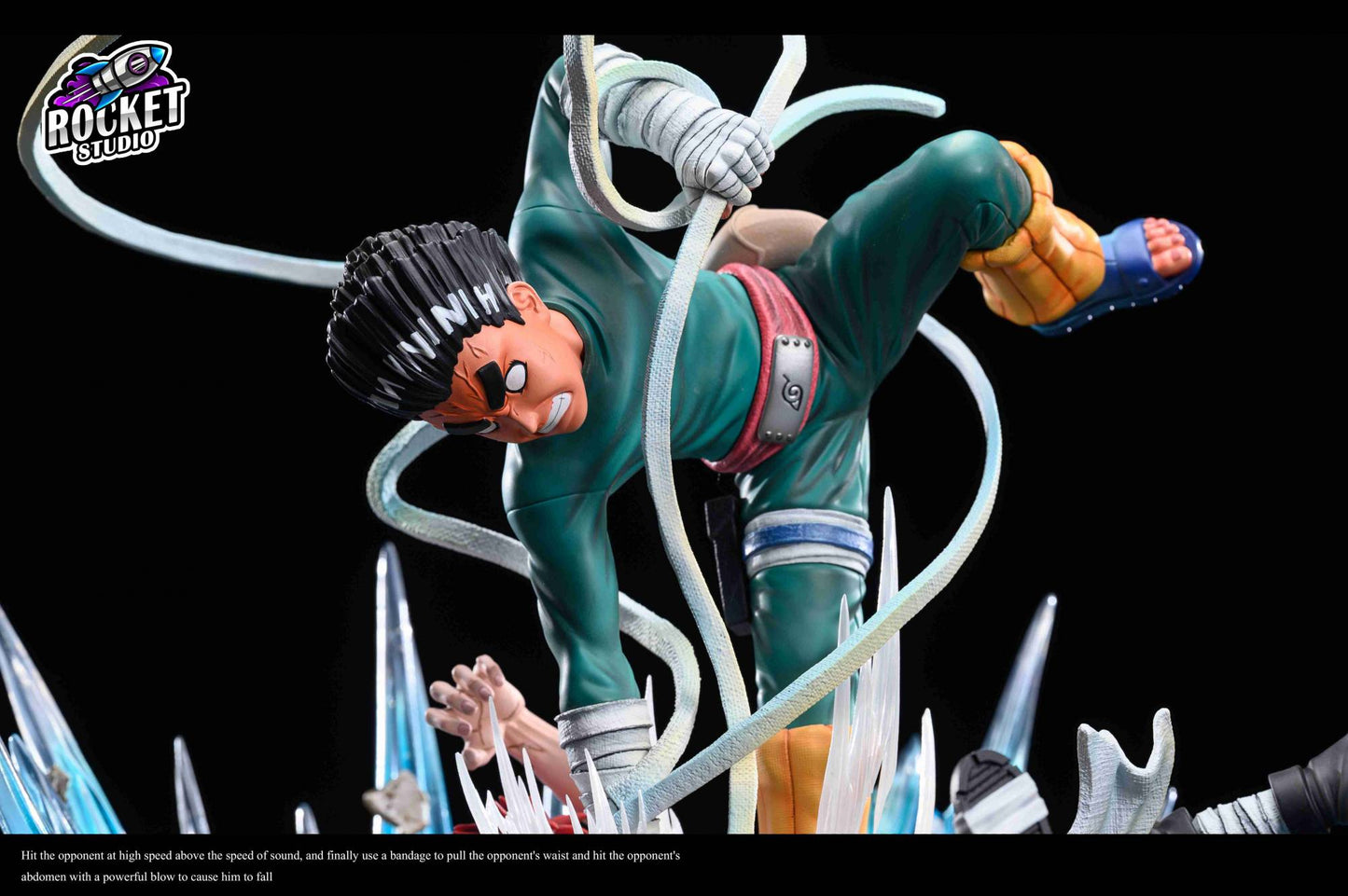 Naruto - Rocket Studio Rock Lee vs. Gaara