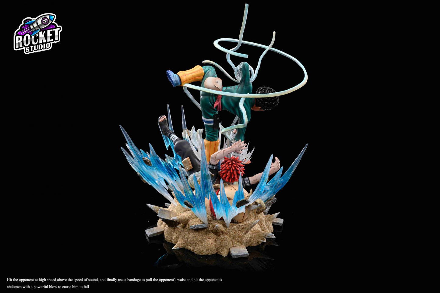 Naruto - Rocket Studio Rock Lee vs. Gaara
