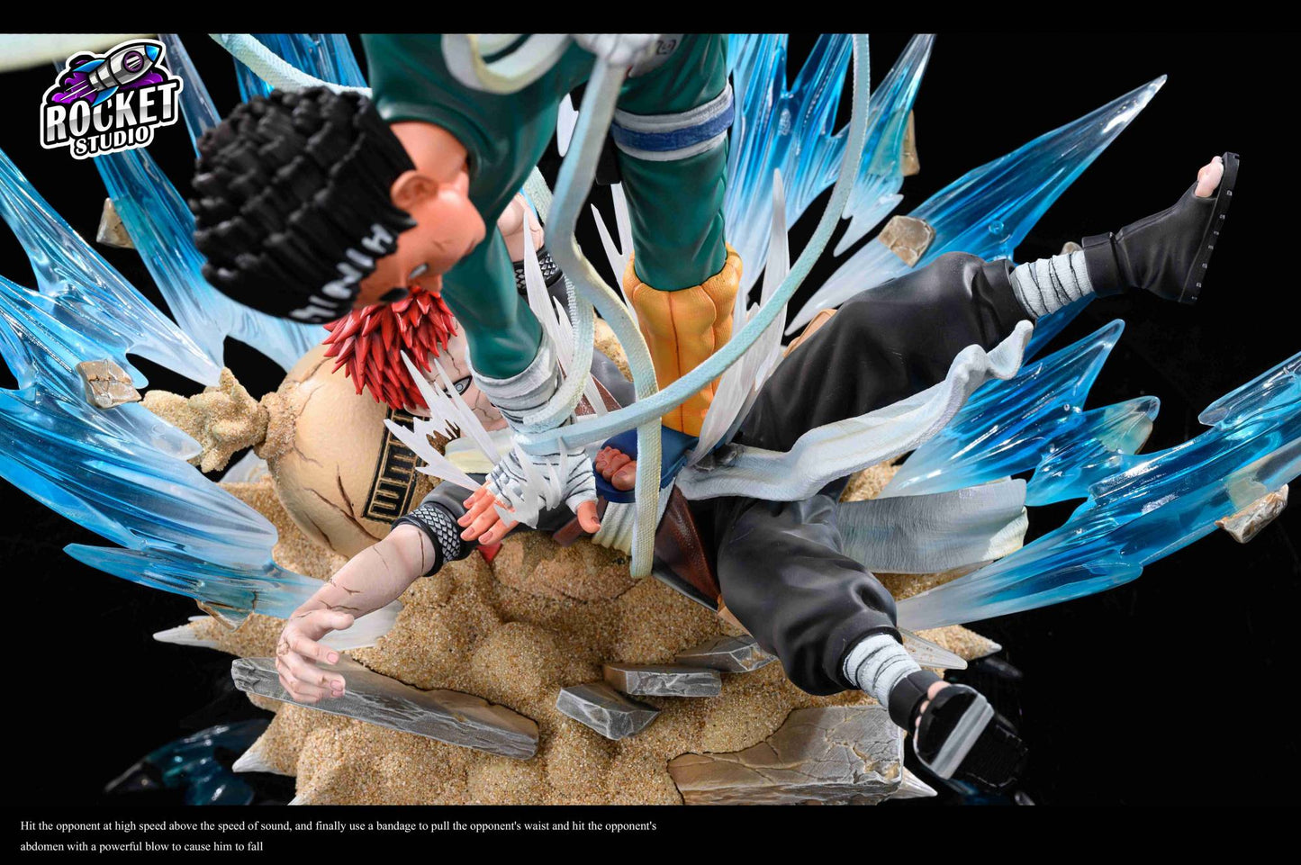 Naruto - Rocket Studio Rock Lee vs. Gaara