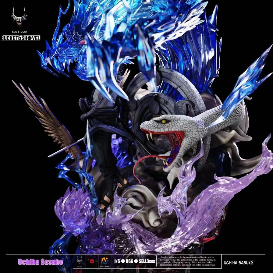 Naruto - Evil Studio X XWL STUDIO Uchiha Sasuke With Alloy Sword - DaWeebStop