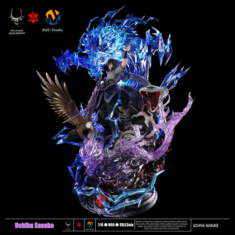 Naruto - Evil Studio X XWL STUDIO Uchiha Sasuke With Alloy Sword - DaWeebStop