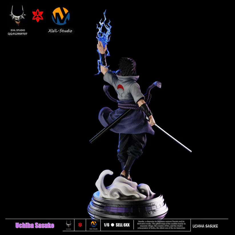 Naruto - Evil Studio X XWL STUDIO Uchiha Sasuke With Alloy Sword - DaWeebStop