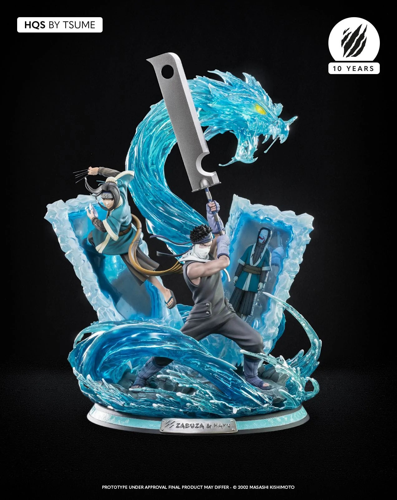 Naruto - HQS+ ZABUZA & HAKU LIMITED STATUE By Tsume Art