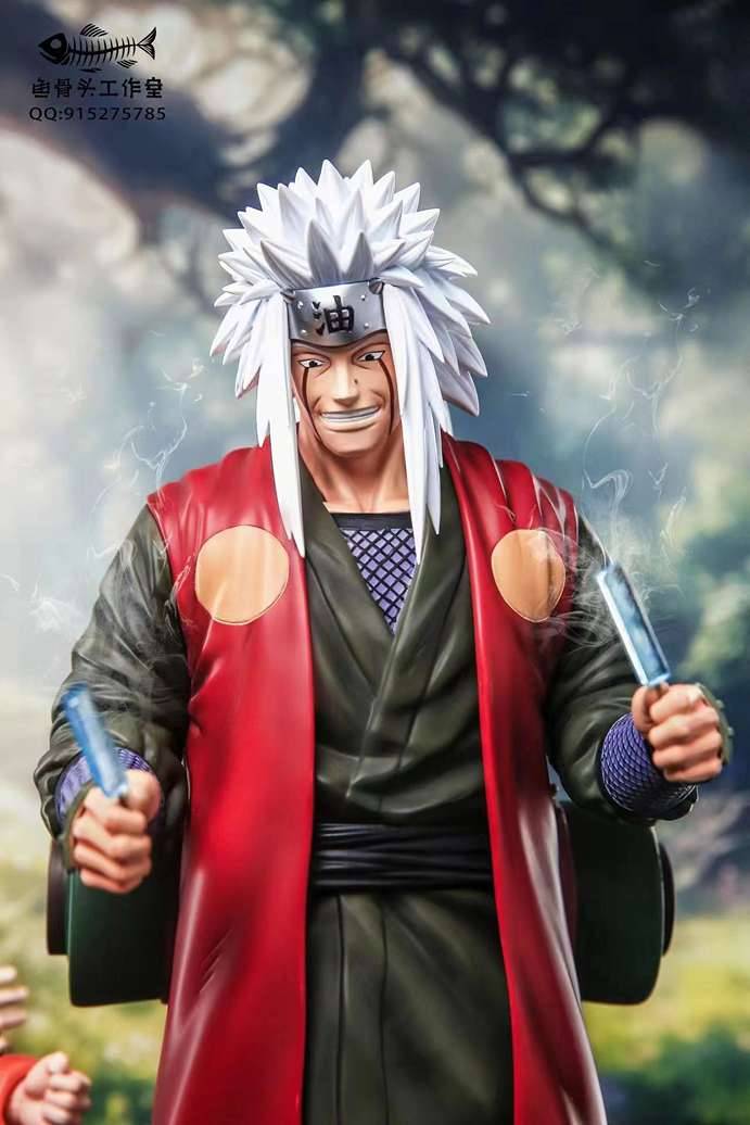 Naruto -Fish Bone Studio Jiraiya and Naruto