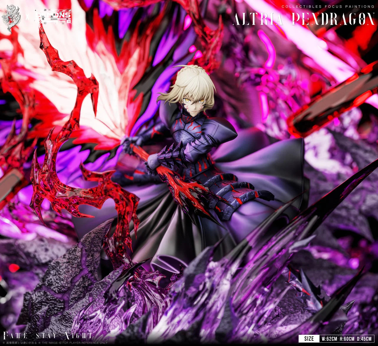 Fate Stay Night LueYing × Demons Studio Altria Pendragon Black Saber