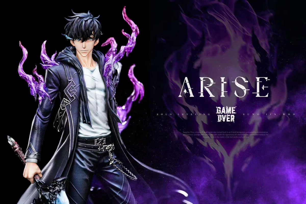 Solo Leveling Game Over Studio Sung Jin Woo 1/6 LED resin statue - image 6